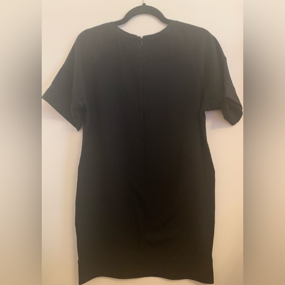 Vince Black Short Sleeve Dress - Picture 2 of 4